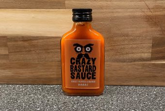 Crazy Bastard Sauce Ghost Pepper & Mango Fles